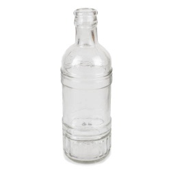 Glas Flaschenvase Ornament, 20 cm, Nr. 1