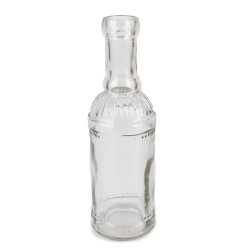 Glas Flaschenvase Ornament, 20 cm, Nr. 2