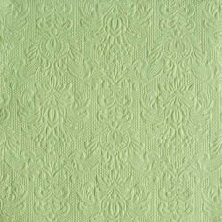 15er Pack Servietten Elegance in Pastellgrün, 33 x 33 cm