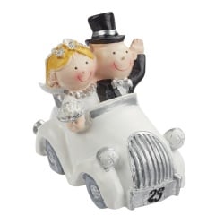 Jubiläumspaar Silberne Hochzeit im Auto, 65 mm