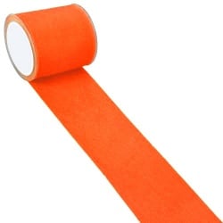 5 Meter Filzband breit in Orange, 10 cm