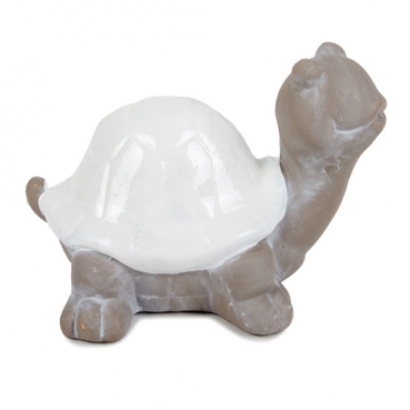 Beton-Look Schildkröte Mila in Grau/Weiß, 12 cm Deko Beton-Look Schildkröte Mila in Grau/Weiß, 12 cm.