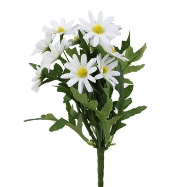 Kunstblume Margeriten Strauss, 26 cm