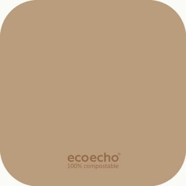 Duni ecoecho® Glasuntersetzer, 8-lagig, 100 % kompostierbar, 85 x 85 mm