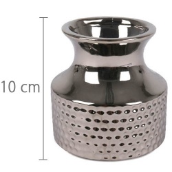 Keramik Väschen in Chromoptik, 10 cm