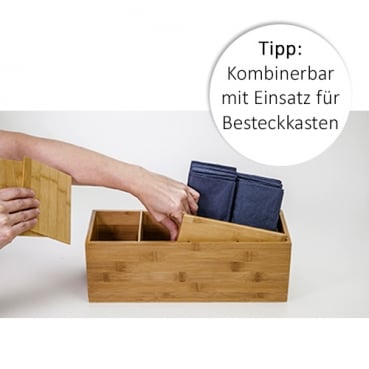 Duni Bambus Multi Besteckkasten, 36 x 14 cm Duni Bambus Multi Besteckkasten, 36 x 14 cm