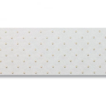 20 Meter Organza Tischband, Hochzeit, Crystal, Punkte in Gold, 40 mm 20 Meter Organza Tischband, Hochzeit, Crystal, Punkte in Gold, 40 mm.