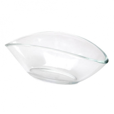 Glasschale oval, klar, 25,5 cm