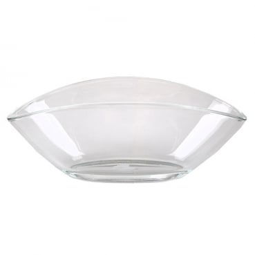 Kleine Glasschale oval, klar, 16,5 cm Kleine Glasschale oval, klar, 16,5 cm.