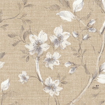 Duni Zelltuch Servietten Floris, 33 x 33 cm