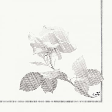 Duni Zelltuch Servietten Grey Rose, 33 x 33 cm