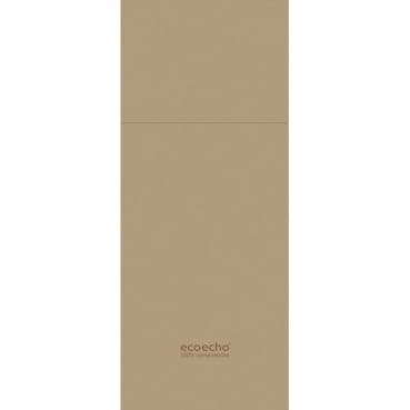 Duni Serviettentaschen, Bestecktaschen ecoecho® Duniletto Slim 100 % kompostierbar, 40 x 33 cm