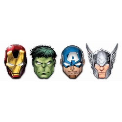 6 Partymasken Avengers