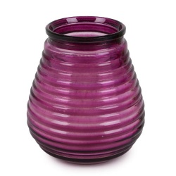 Outdoor Duft-Kerzenglas Citronella, Garten Windlicht in Lila, 10 cm