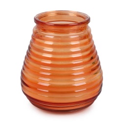Outdoor Duft-Kerzenglas Citronella, Garten Windlicht in Orange, 10 cm