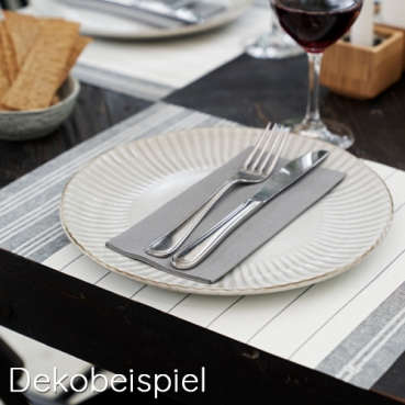Duni Dunicel Tischsets Towel Dunkelgrau, 30 x 40 cm Dekobeispiel - Duni Dunicel Tischsets Towel Dunkelgrau, 30 x 40 cm