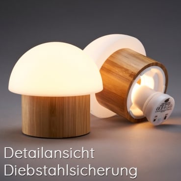Duni LED Kerzenhalter Brother Bambus, 10 cm Duni LED Leuchte Brother Bambus, 11 cm