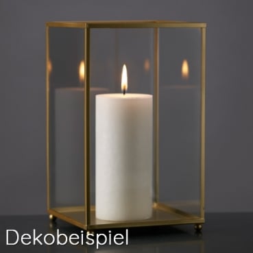 Duni Metall Kerzenhalter Noble für Drinnen und Draußen in Gold, 22 cm Dekobeispiel - Duni Kerzenhalter Noble