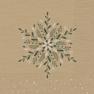 Duni Zelltuch Servietten Natural Charm, 33 x 33 cm