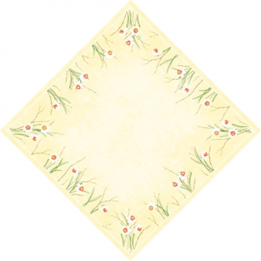 Duni Dunisilk Mitteldecken Daffodil Joy