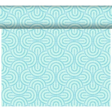 24 Meter Rolle Duni Dunicel Tischläufer Breeze Mint Blue