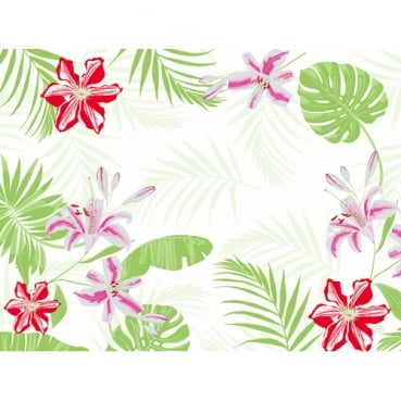 Duni Papier Tischsets Tropical Lily, 30 x 40 cm