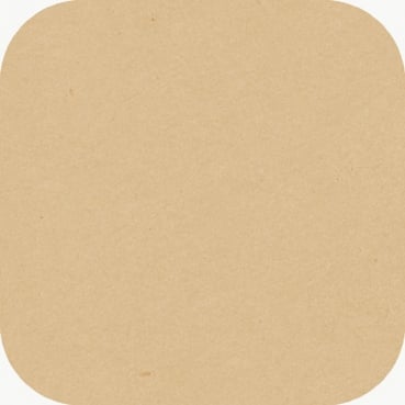 Duni Glasuntersetzer in Natural Brown, mehrlagig, 85 x 85 mm