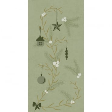 Bio Dunisoft® Servietten Noël Pistachio, ⅛ Buchfalz, 40 x 40 cm
