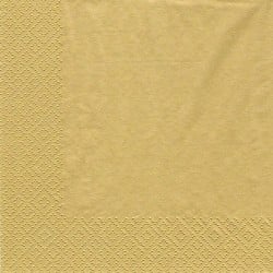 20er Pack Servietten gold, 33 x 33 cm