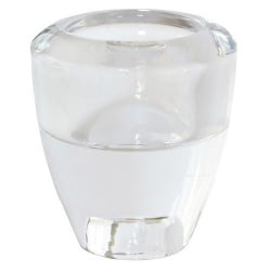 Duni Glas Kerzenhalter 2 in 1 für Spitzkerzen, Leuchterkerzen und Teelichter