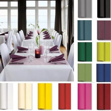 10 Meter Duni Dunicel Tischdeckenrollen in 12 Farben, Breite 1,18 m