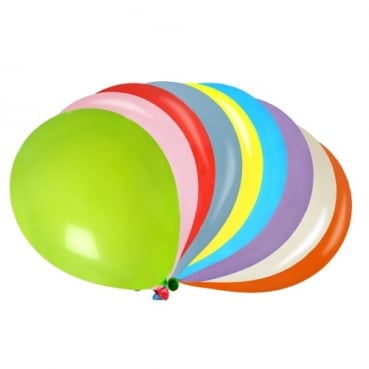 50 Luftballons bunt, 23 cm Durchmesser