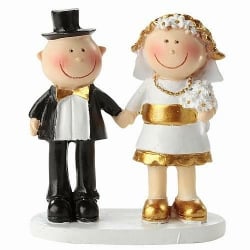 Jubiläumspaar Goldene Hochzeit in 2 Größen