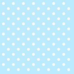 20er Pack Servietten Punkte in Hellblau, 33 x 33 cm