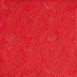 15er Pack Servietten Elegance rot, 33 x 33 cm