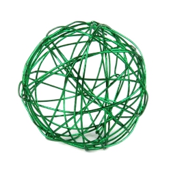 Drahtkugel in Hellgrün oder Dunkelgrün Drahtkugel in Hellgrün oder Dunkelgrün