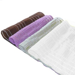 Dekostoff 0,40 x 2,65 Meter gestreift in 4 Farben