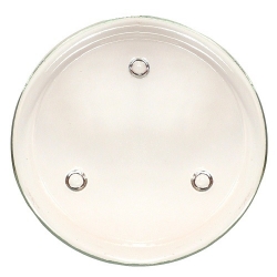 Glas Kerzenteller rund, 19,5 cm