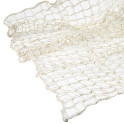 Fischernetz in Creme, 100 x 100 cm.