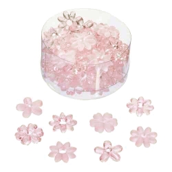 75er Box Acrylblüten in Rosé