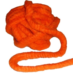 5 Meter Dekowolle in Orange, 12 mm