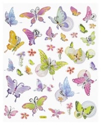 Klebe Sticker Schmetterlinge III
