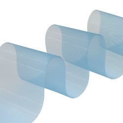 25 Meter Organza Tischband in Hellblau, 70 mm