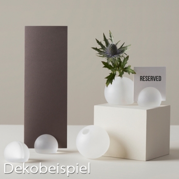 Duni Kartenhalter Droplet, gefrostet, 45 mm Dekobeispiel - Duni Kartenhalter Droplet, gefrostetet 45 mm.