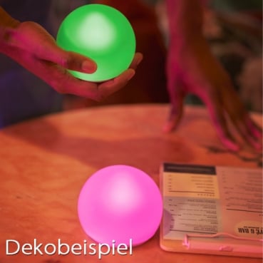Duni LED-Halter Globe, 84 mm Dekobeispiel - Duni LED-Leuchte Globe, 10 cm