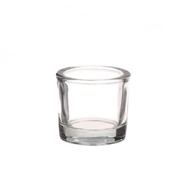 Zylinder Teelichtglas, klein, klar, 65 mm