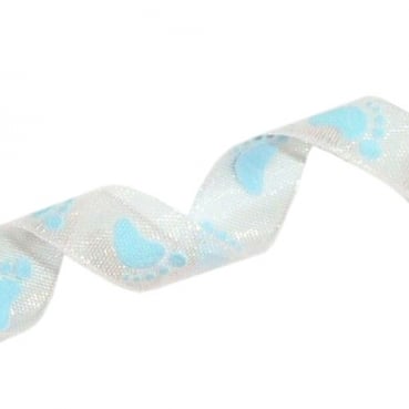 90 mm Taufe Metall Baby Wiege Bonboniere in Hellblau