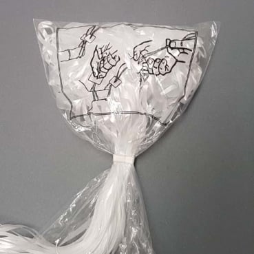 100 Ballonschnüre mit Schnellverschluss, 110 cm lang 100er Pack Ballonschnüre mit Schnellverschluss.