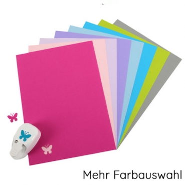 A4 Bastelkarton, in 8 Farben, für Kartengestaltung, Basteln 200gm2