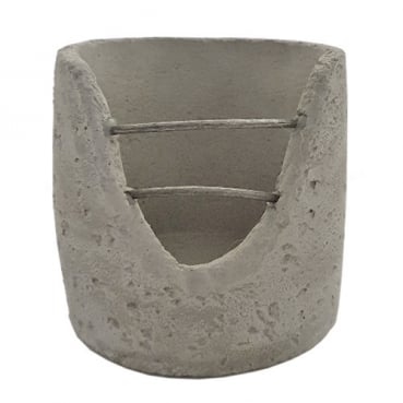 Zement Pflanztopf, Blumentopf Industrial Style, 12 cm